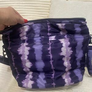 Lug Adagio Purple Tie-dye Crossbody Bag Easy Care